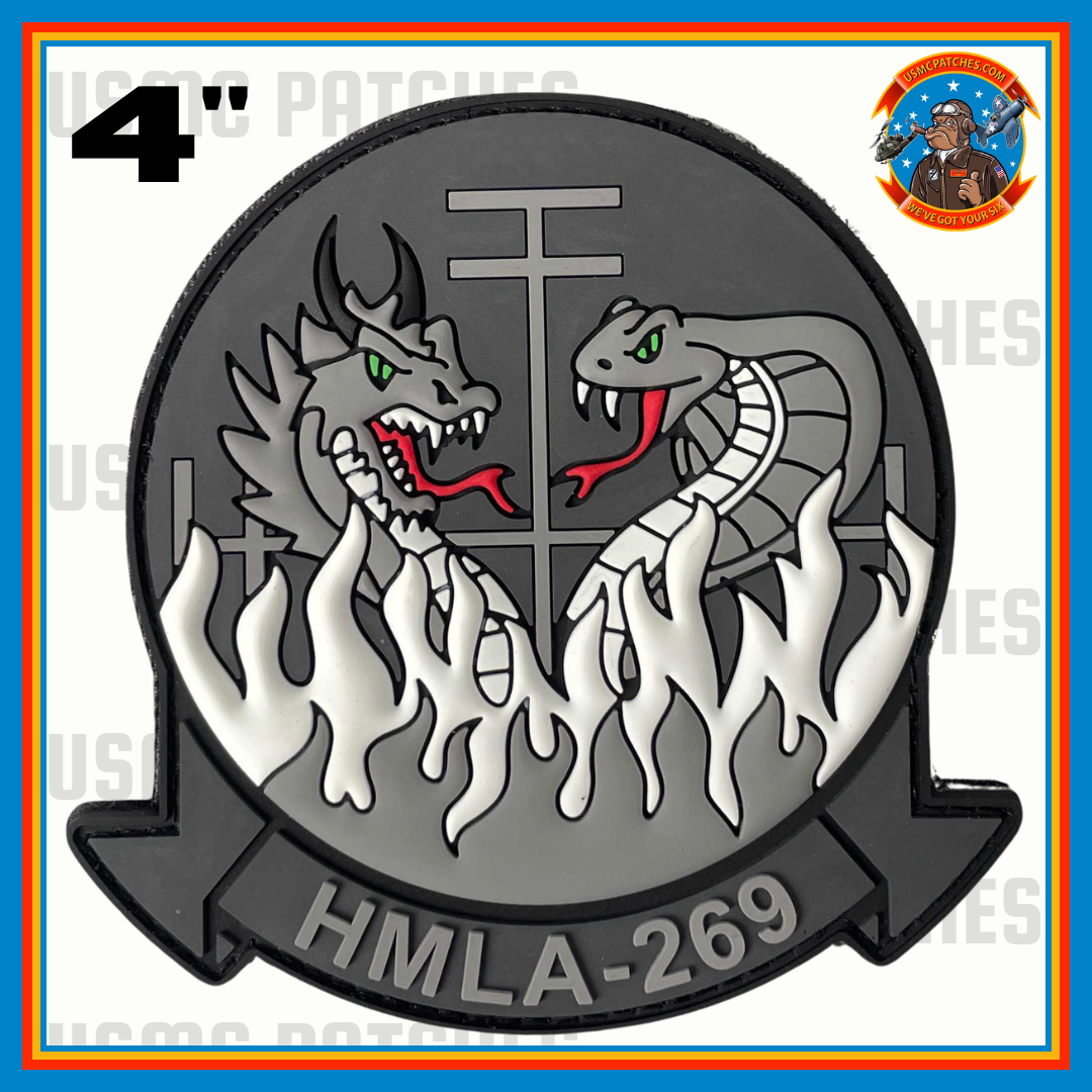 Officially Licensed HMLA-269 Gunrunners PVC Squadron Patches
