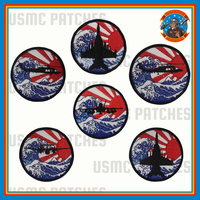 Great Wave Japan Aircraft Shoulder Patches
