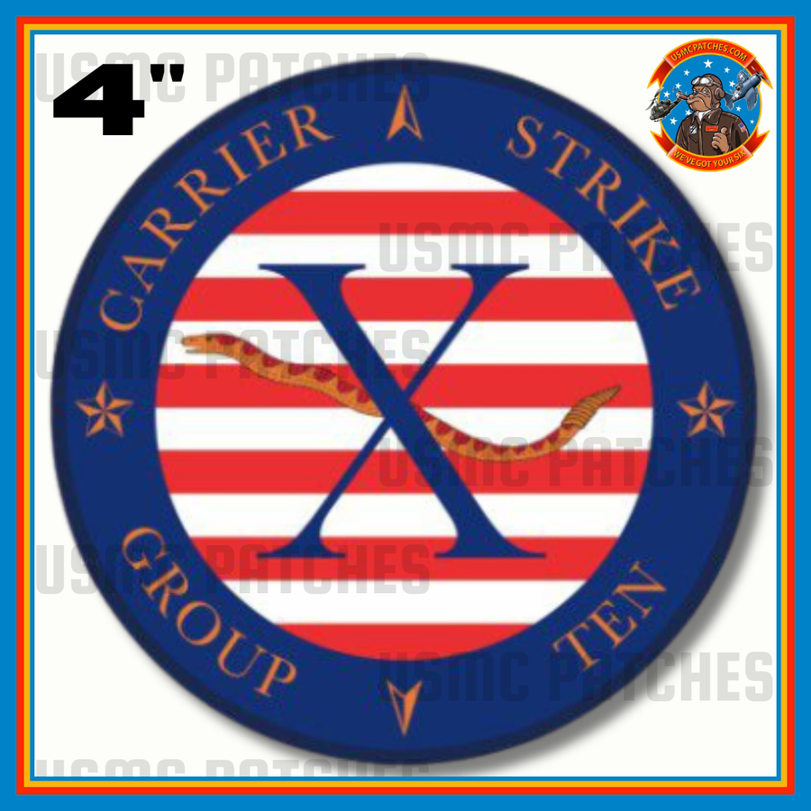 Officially Licensed US Navy Carrier Strike Group Ten Sticker