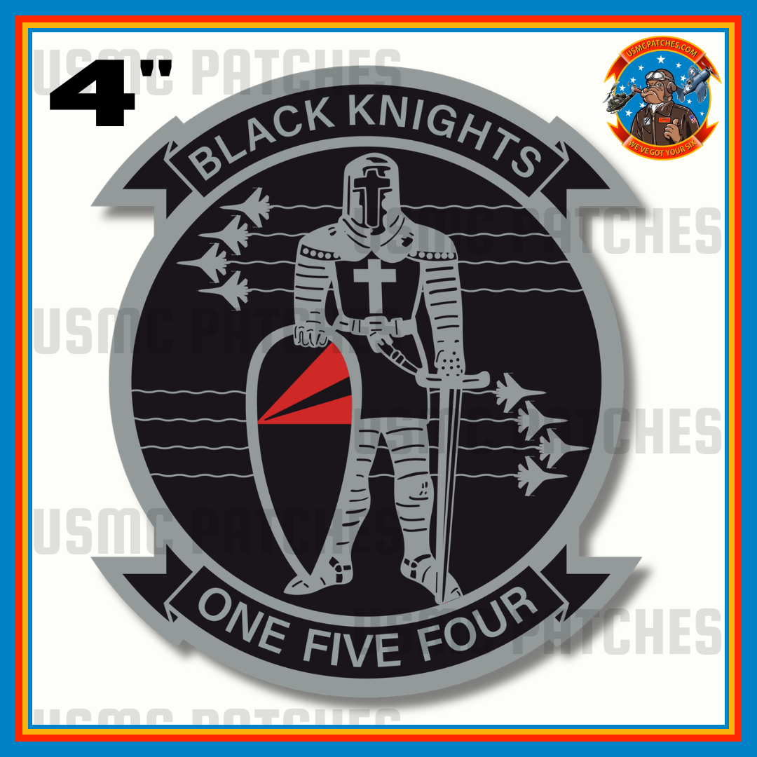 Officially Licensed US Navy VFA-154 Black Knights Squadron Sticker