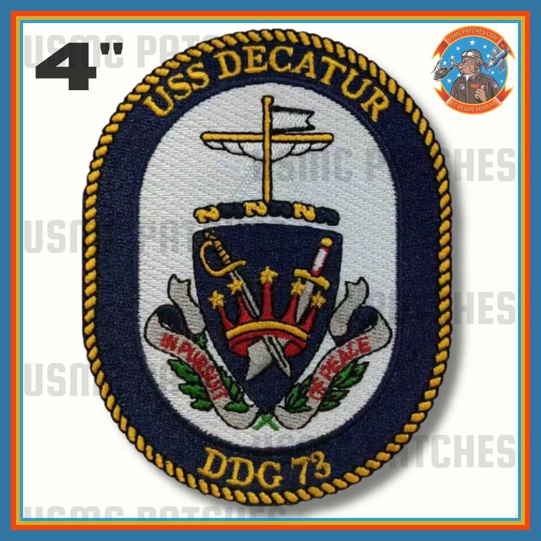 Officially Licensed US Navy USS Decatur DDG-73 Patch