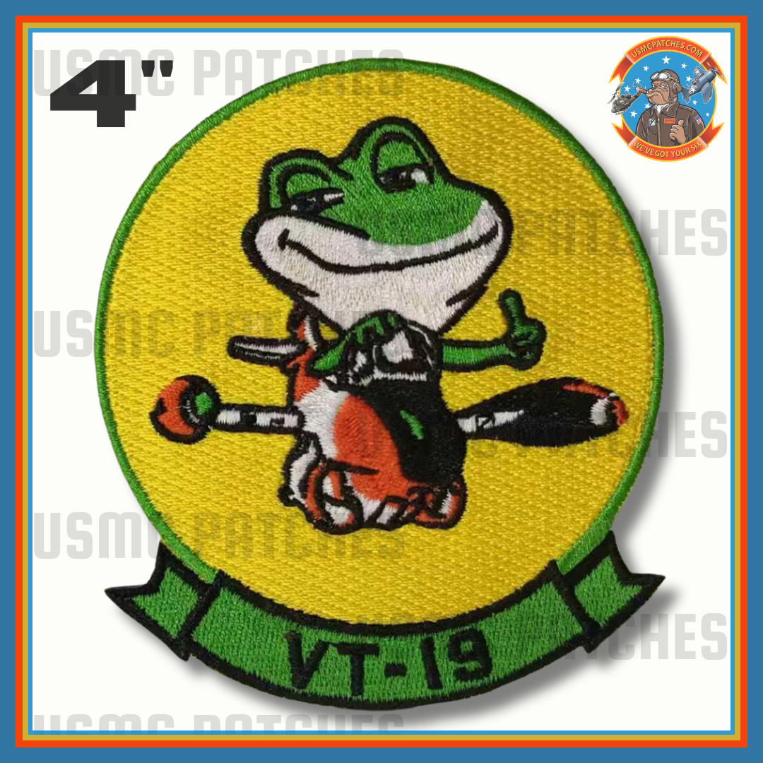 Officially Licensed US Navy VT-19 Attack Frogs Training Squadron Patch