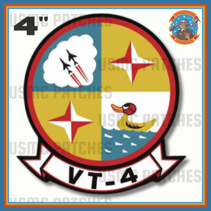 Officially Licensed US Navy VT-4 Warbucks Squadron Sticker
