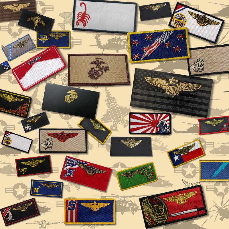 Embroidered name tags for uniforms and gear