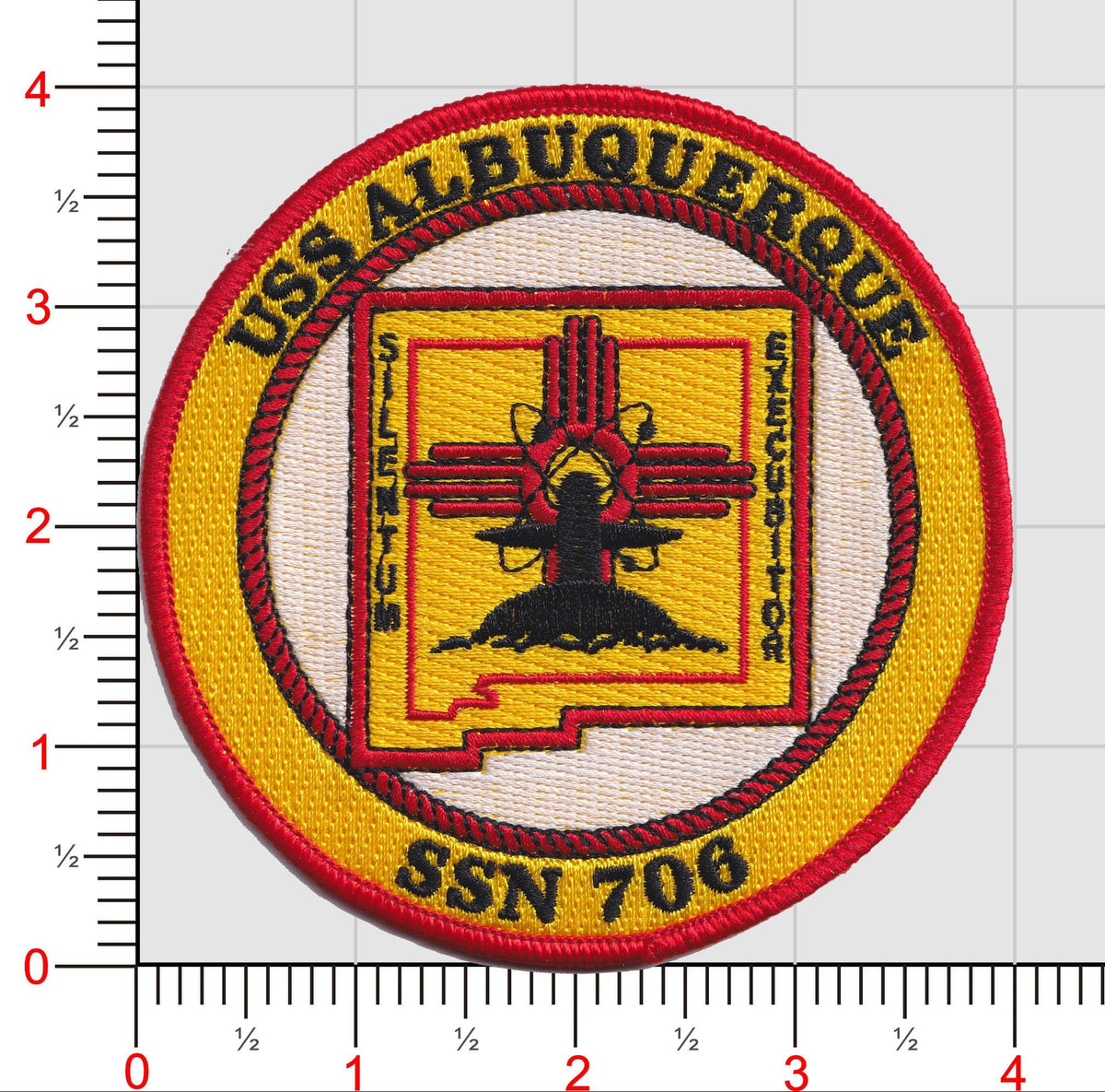 Officially Licensed US Navy USS Albuquerque SSN 706 Ship Patch
