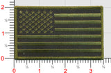 Embroidered American US Flag Patches
