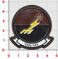 Officially Licensed US Navy VAQ-133 Wizards leather patch