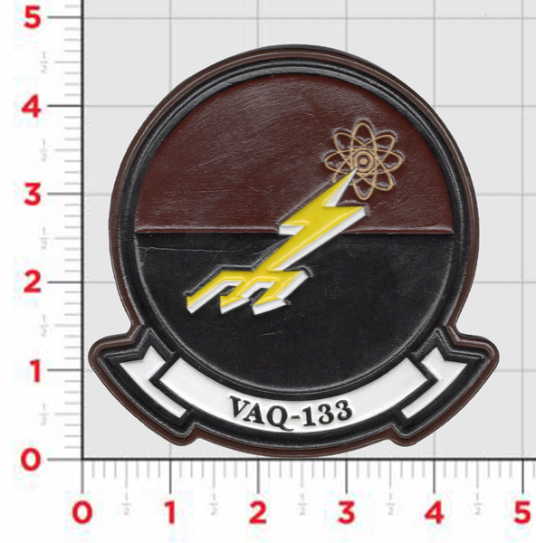 Officially Licensed US Navy VAQ-133 Wizards leather patch