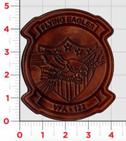 Officially Licensed US Navy VFA-122 Flying Eagles Squadron Leather Patch