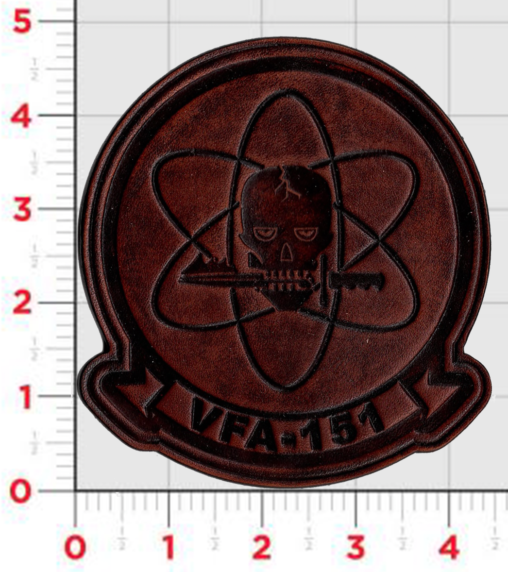 Officially Licensed US Navy VFA-151 Vigilantes Leather Patch