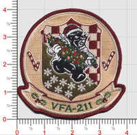 Official VFA-211 Checkmates Christmas Patches