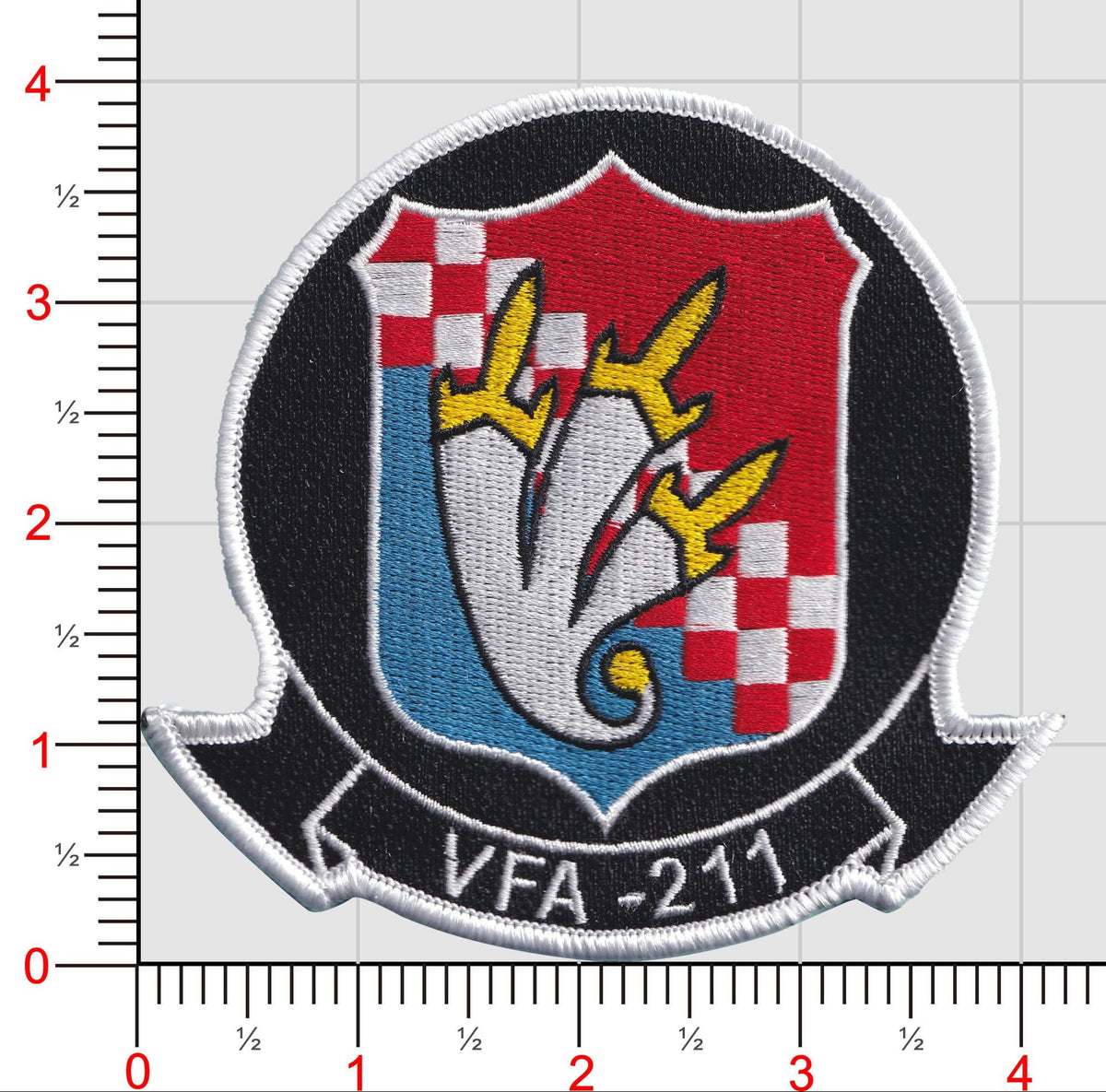 Officially Licensed US Navy VFA-211 Checkmates Squadron Patch