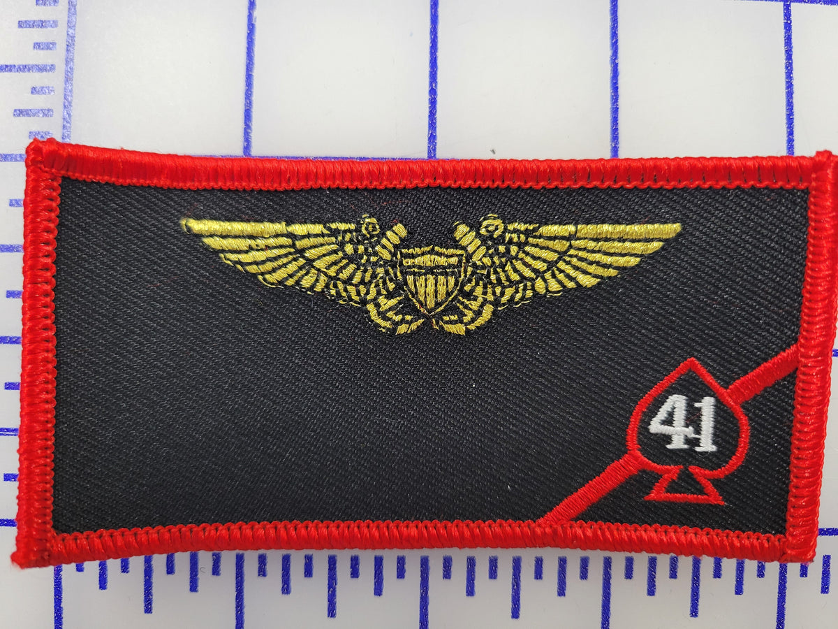Official VFA-41 Black Aces Name Tags