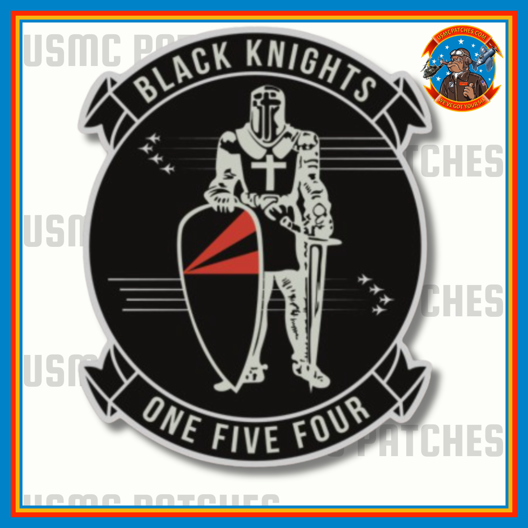 Officially Licensed US Navy VF-154 Black Knights Squadron Sticker