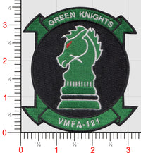 Officially Licensed USMC VMFA-121  Green Knights Squadron 2023 Patch