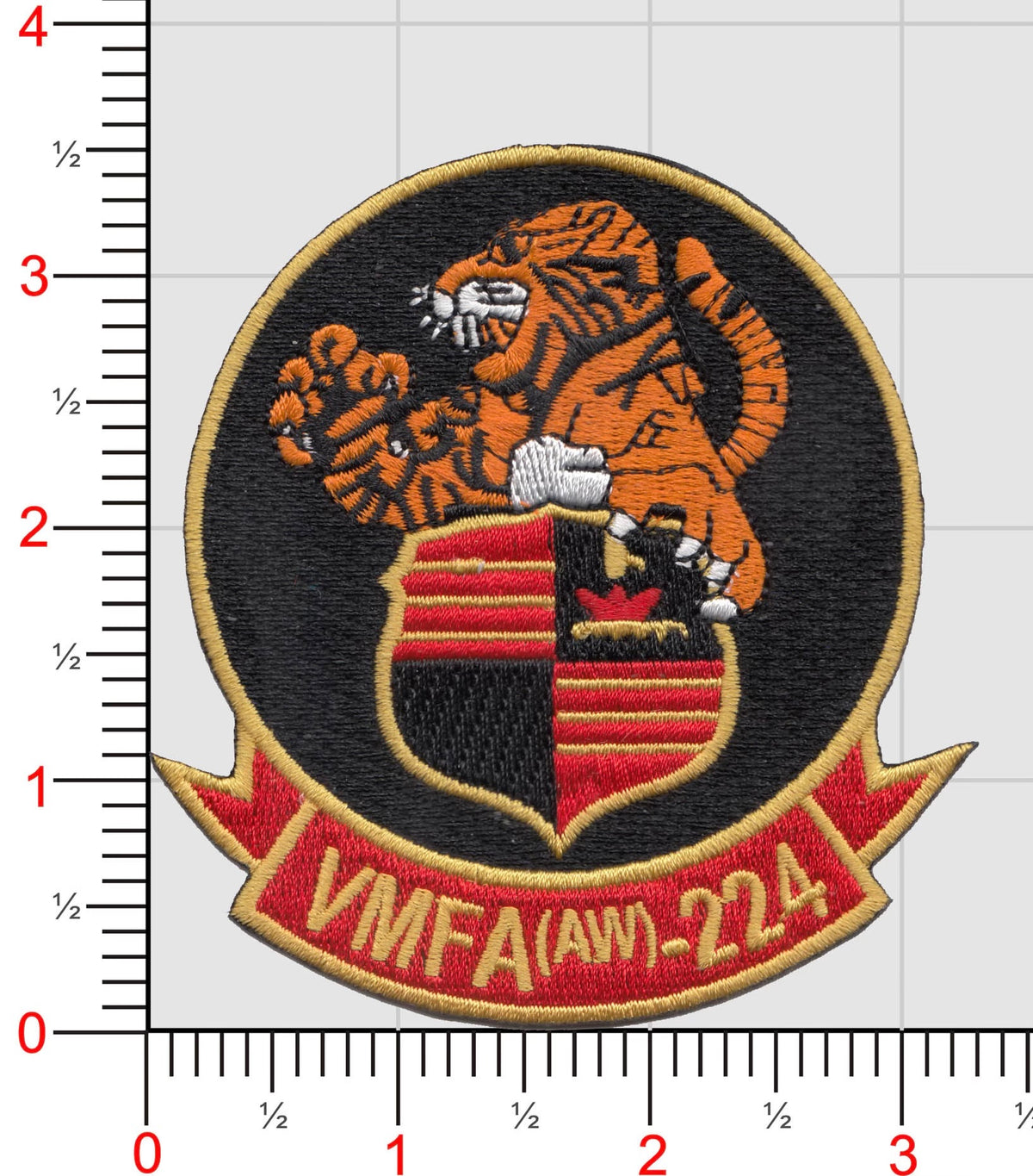 Officially Licensed USMC VMFA(AW)-224 Bengals Squadron Patch
