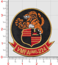 Officially Licensed USMC VMFA(AW)-224 Bengals Squadron Patch