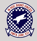 Officially Licensed USMC VMFA(AW)-533 Hawks Sticker