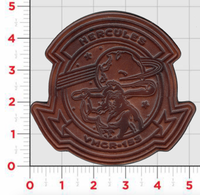 Officially Licensed USMC VMGR-153 Hercules Leather Patches