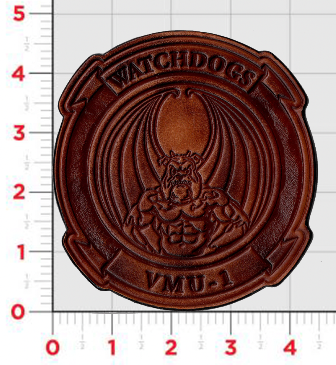 Officially Licensed VMU-1 Watchdogs Leather Patch
