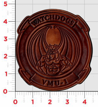 Officially Licensed VMU-1 Watchdogs Leather Patch