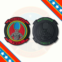 Officially Licensed USMC VMU-1 Watchdogs PVC Patches