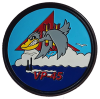 Officially Licensed US Navy VP-45 Pelicans Leather Patch