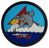 Officially Licensed US Navy VP-45 Pelicans Leather Patch