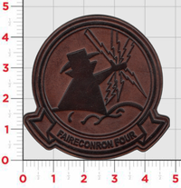 Officially Licensed US Navy VQ-4 Shadows Leather Patch