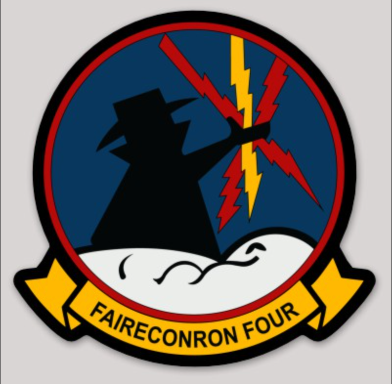 Officially Licensed US Navy VQ-4 Shadows Squadron Sticker