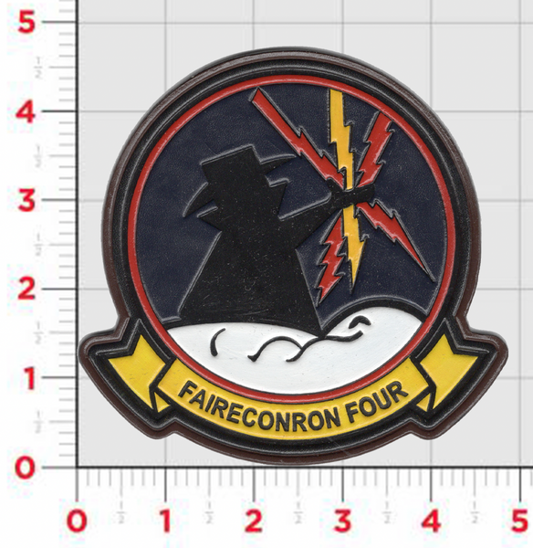 Officially Licensed US Navy VQ-4 Shadows Leather Patch
