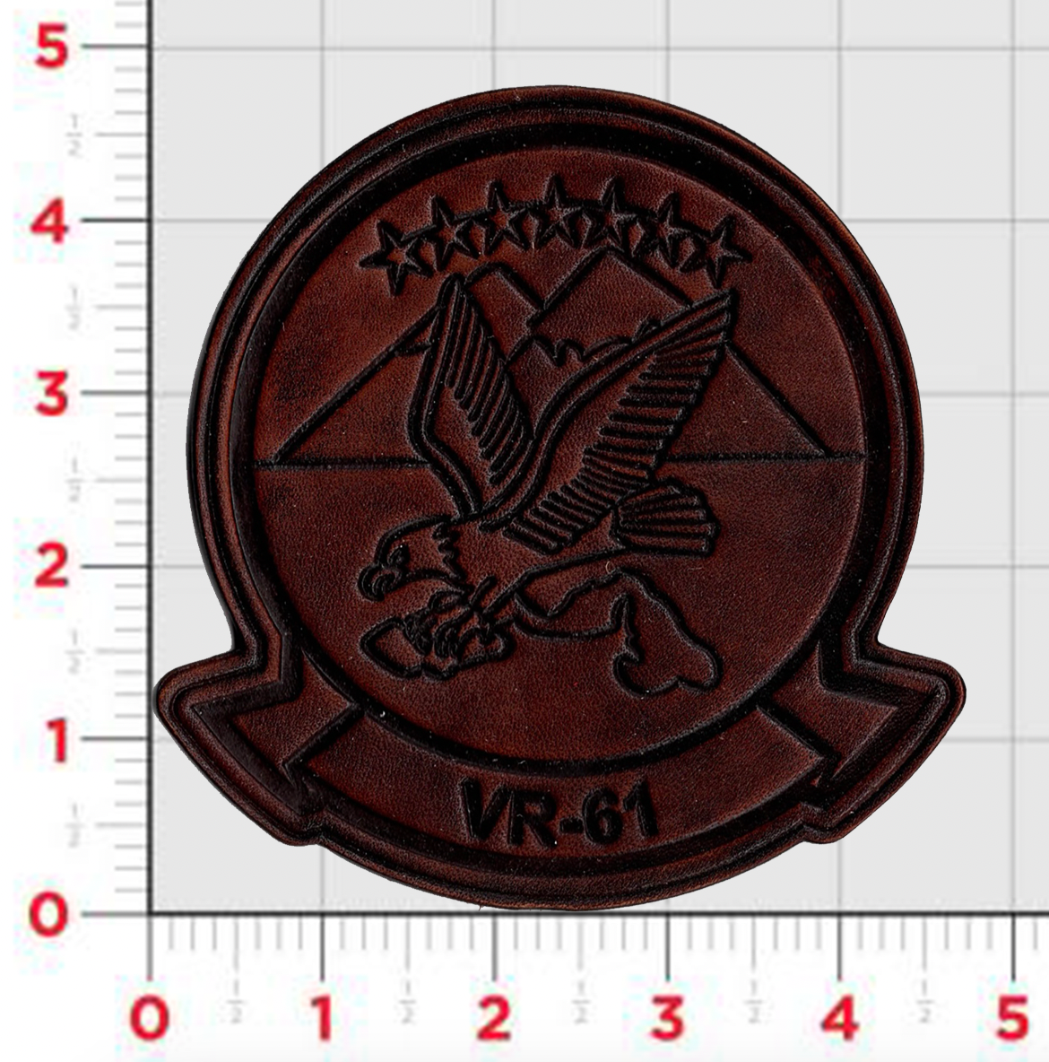Officially Licensed US Navy VR-61 Islanders Leather Patch