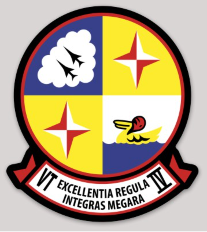Officially Licensed US Navy VT-4 Warbucks Sticker