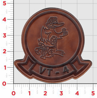 Officially Licensed US Navy VT-4 Warbucks Leather Patch