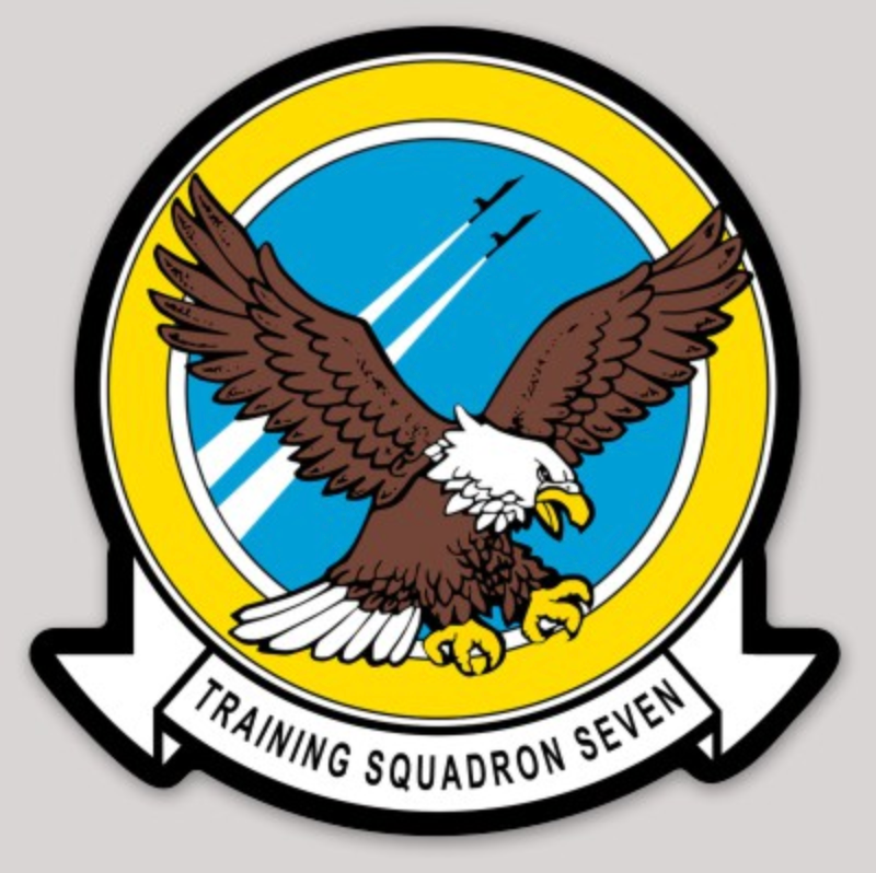 Officially Licensed US Navy VT-7 Eagles Sticker