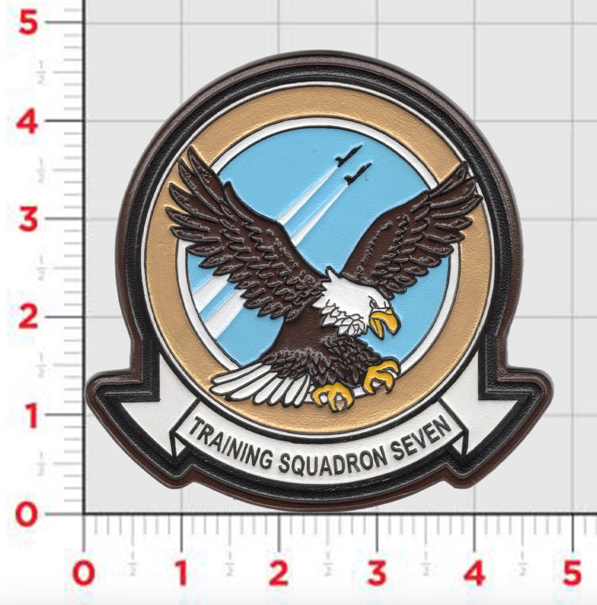 Officially Licensed VT-7 Eagles Leather Squadron Patch