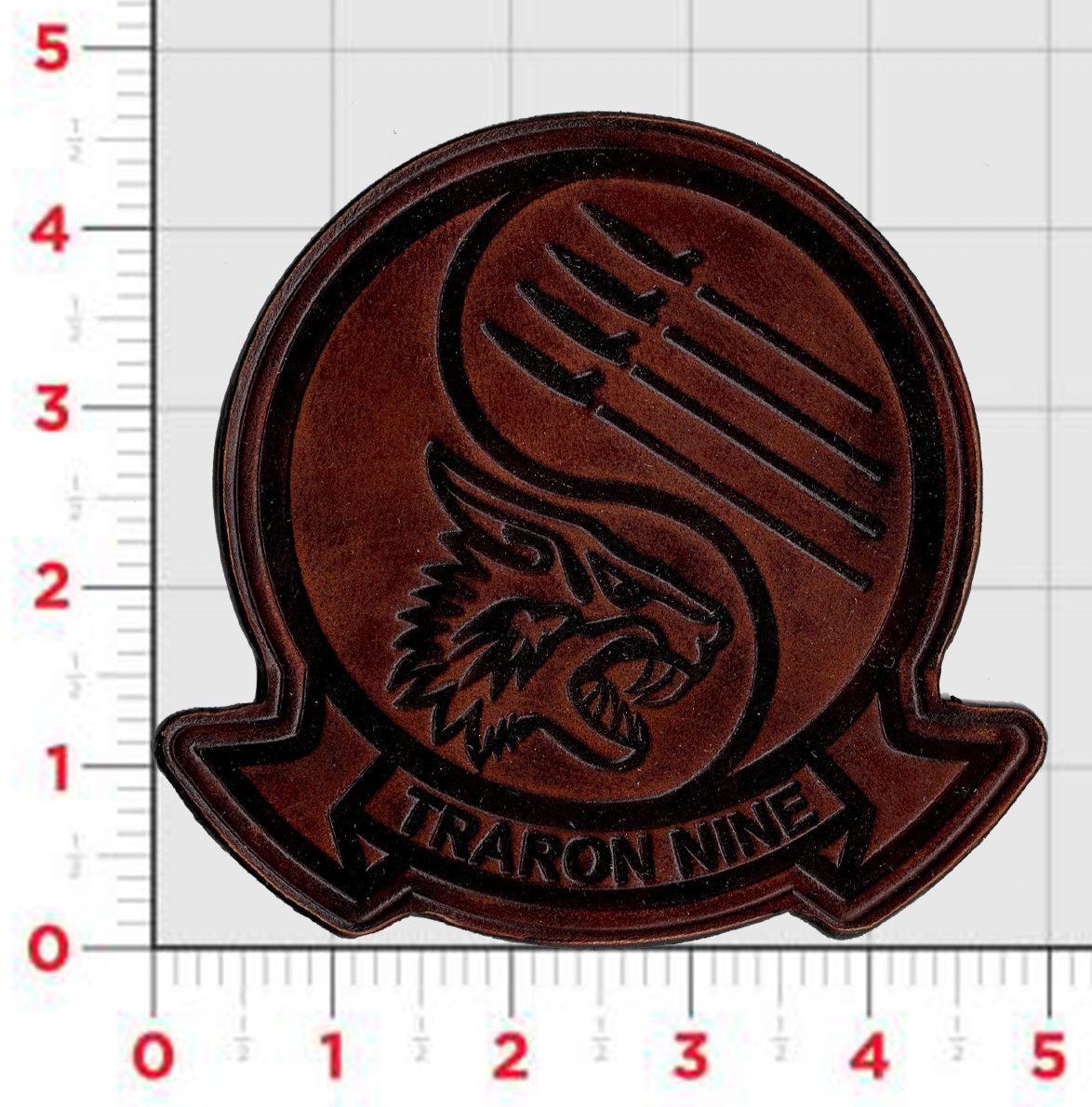 Officially Licensed VT-9 Tigers Leather Patches