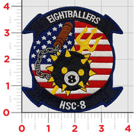 Officially Licensed US Navy HSC-8 Eightballers Squadron Patches