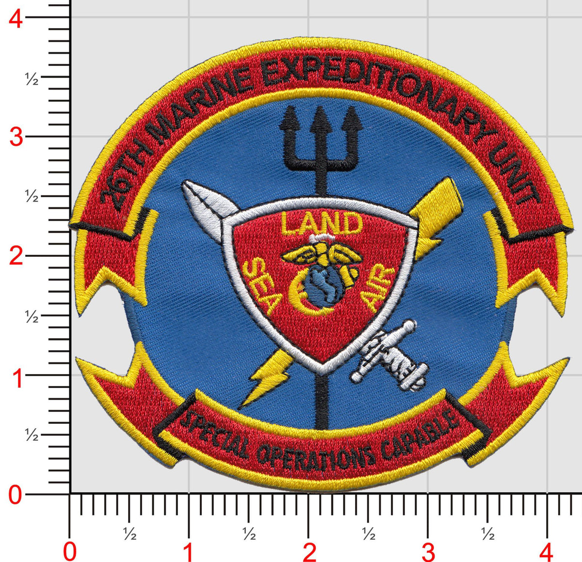 Officially Licensed 26th MEU SPECIAL Ops Capable Patches