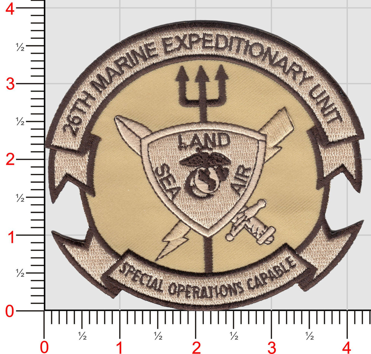 Officially Licensed 26th MEU SPECIAL Ops Capable Patches