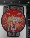 Official MALS-39 Hellhounds PVC Chest Patch