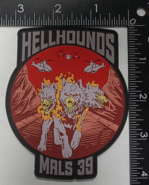 Official MALS-39 Hellhounds PVC Chest Patch
