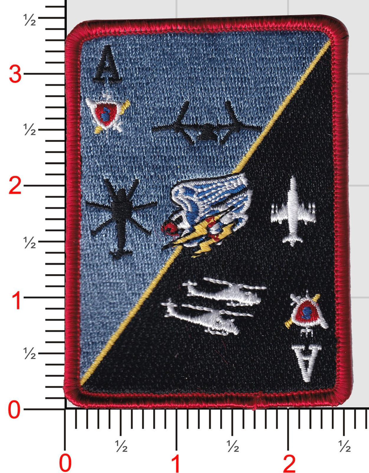 Official VMM-263 REIN Thunder Chicken card shoulder patch