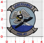Officially Licensed HSL-47 Saberhawks squadron patch