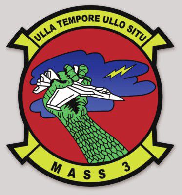 Officially Licensed USMC MASS-3 Sticker