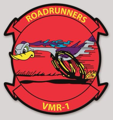 Officially Licensed USMC VMR-1 Roadrunners Sticker