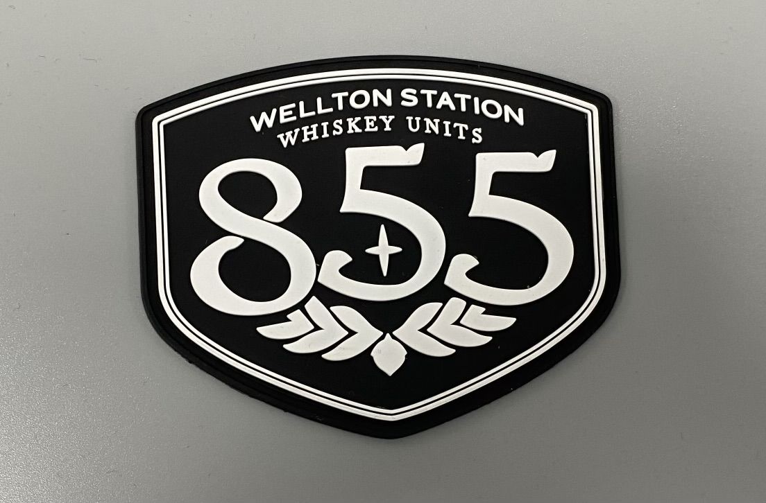 Official Border Patrol Wellton Station Whiskey Units 855 PVC patch