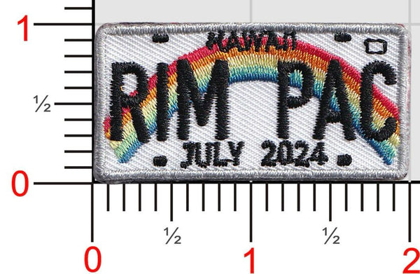 RIMPAC 2024 Hawaii Tab Patch