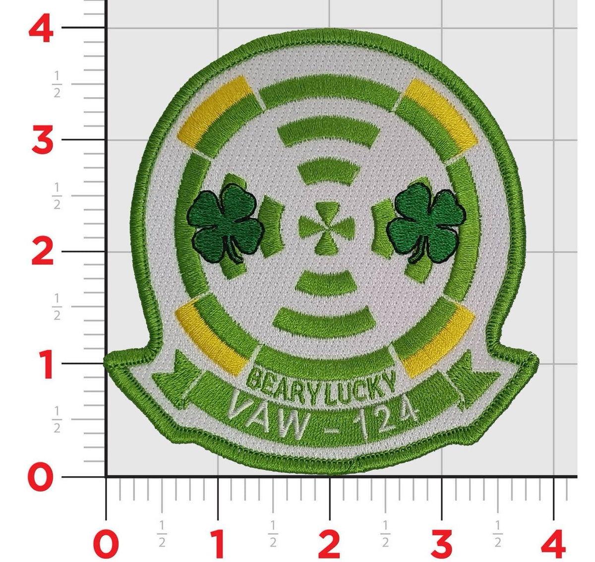 Official VAW-124 Bear Aces St. Patricks Day Patches