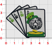 Official VAW-124 Bear Aces St. Patricks Day Patches